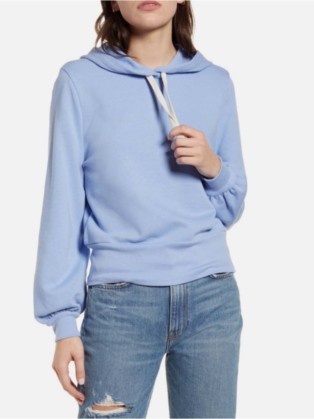 Madewell Bubble Sleeve Hoodie